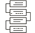 Order records flowing through a pipeline